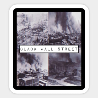 Black Wall Street Sticker